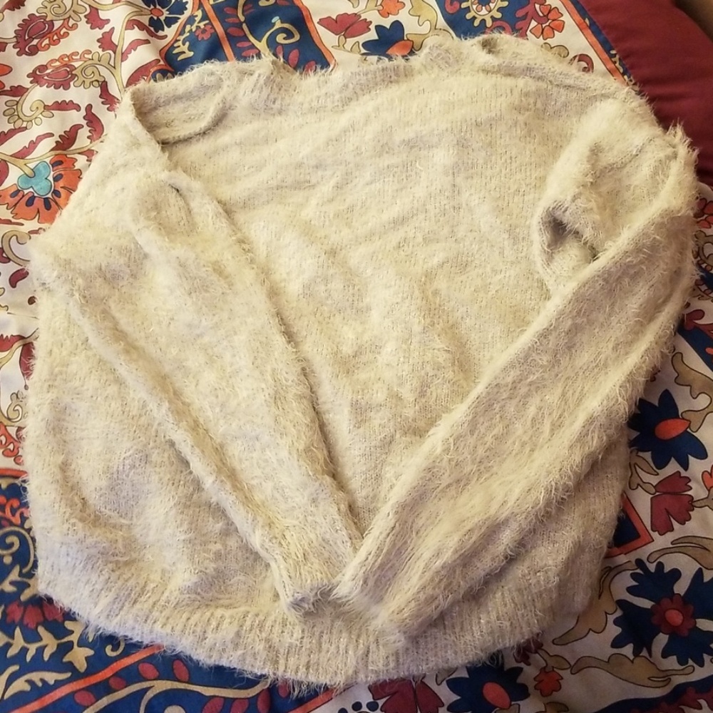 Express cold shoulder sweater